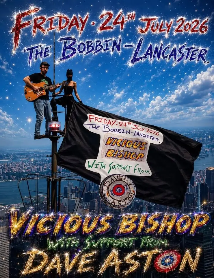 FREE ENTRY PUNK DOUBLE BILL - VICIOUS BISHOP, DAVE ASTON