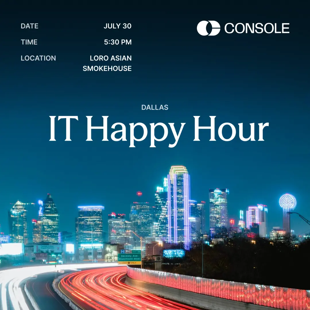 IT and SecOps Happy Hour Dallas
