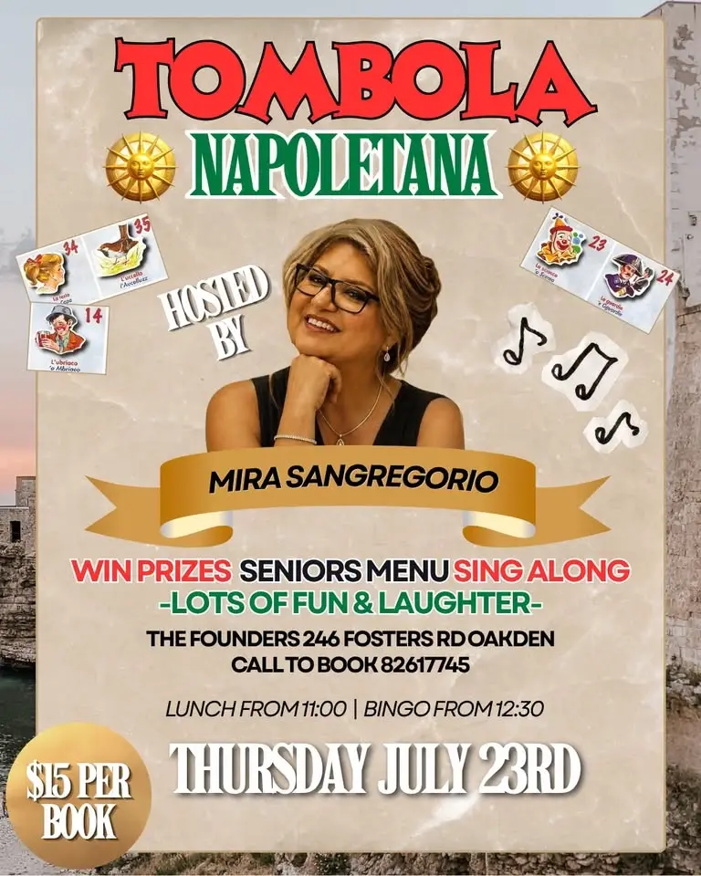 🎤 TOMBOLA NAPOLETANA – FUN BINGO DAY! 🎶