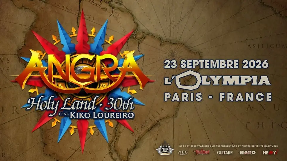 Angra • L'Olympia, Paris • 23 septembre 2026
