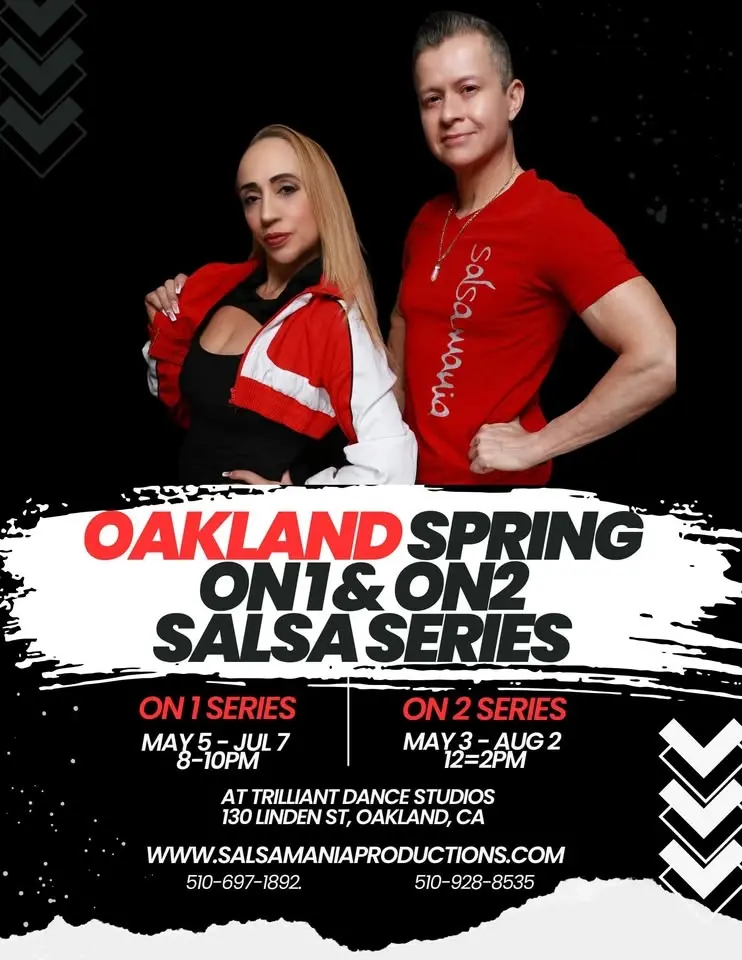TURN UP the HEAT Spring Salsa Series starts On2 5/3 & On1 5/5!!! Save your SPOT TODAY!