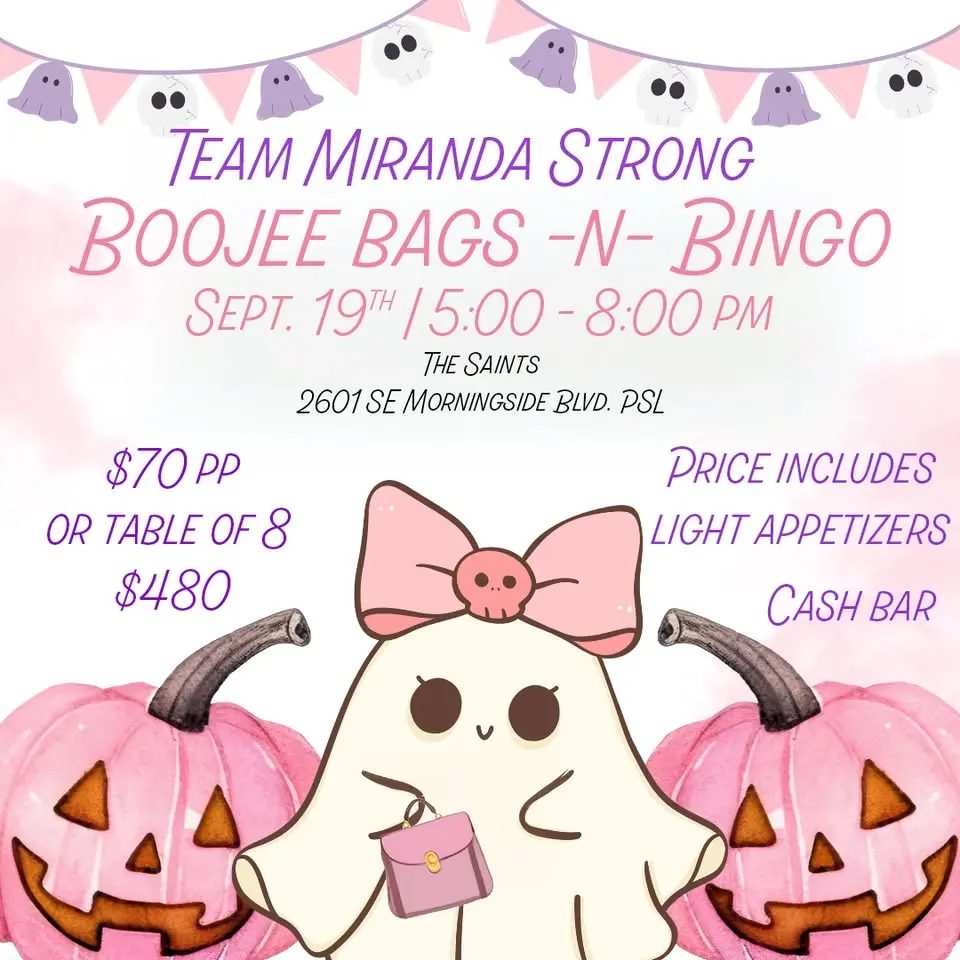 Boojee Bags n Bingo- Team Miranda Strong