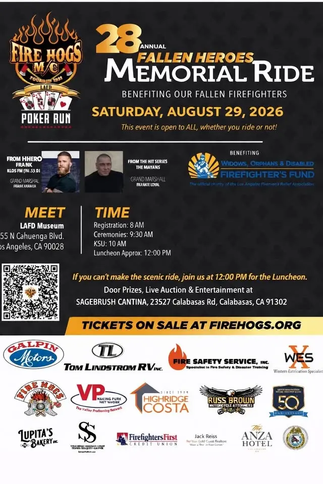 28th annual FALLEN HEROS ride