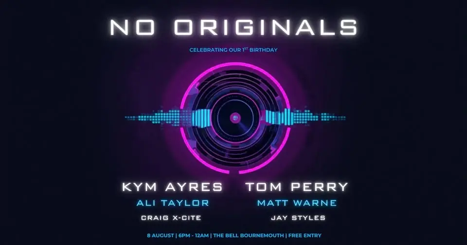 No Originals 1st Birthday