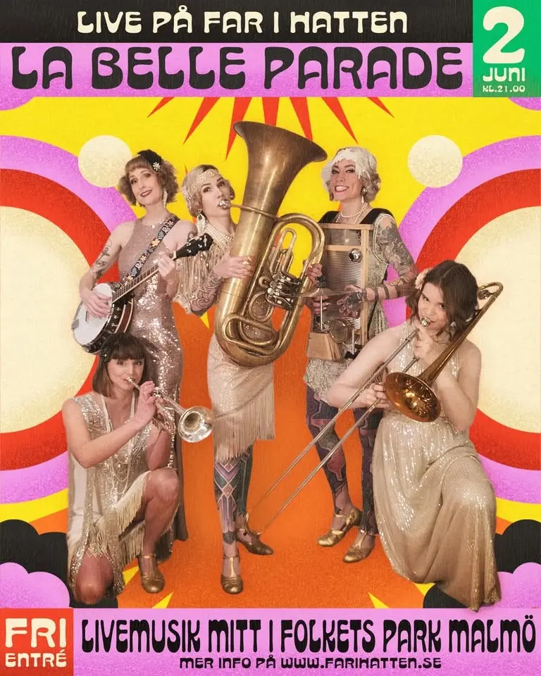 La Belle Parade live på Far i Hatten