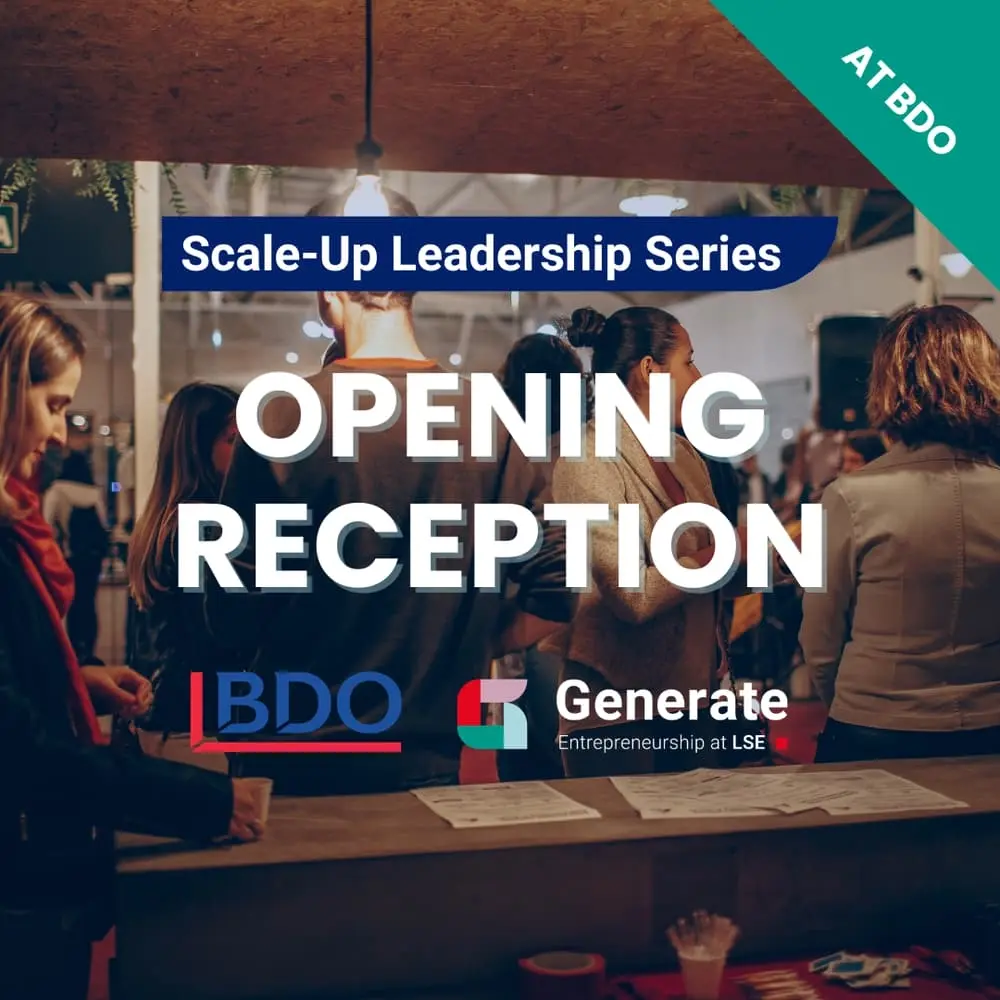 Scale-Up Leadership Series: Opening Reception