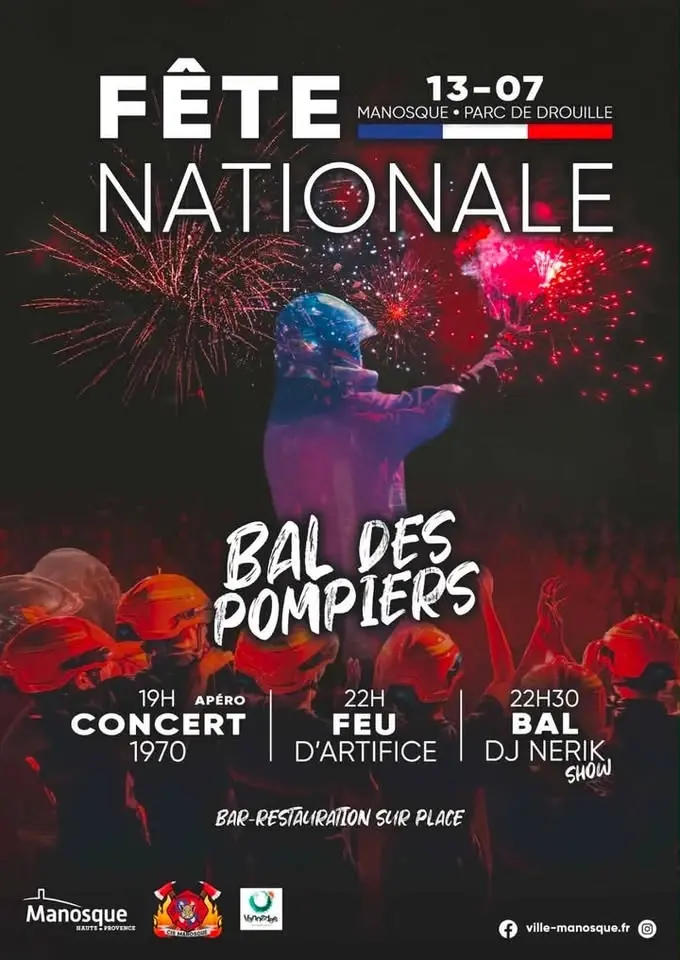 Grand bal pompiers Manosque 2026