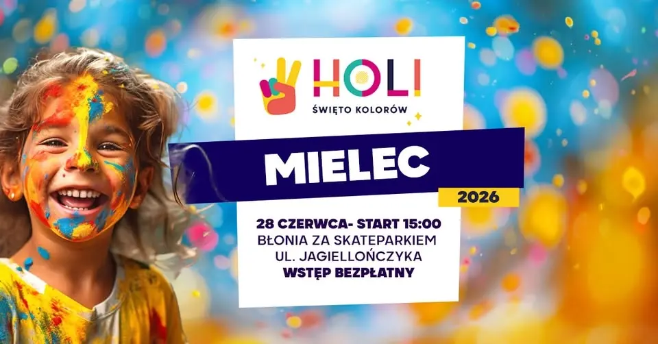 Holi Święto Kolorów w Mielcu ★ oficjalna trasa 2026