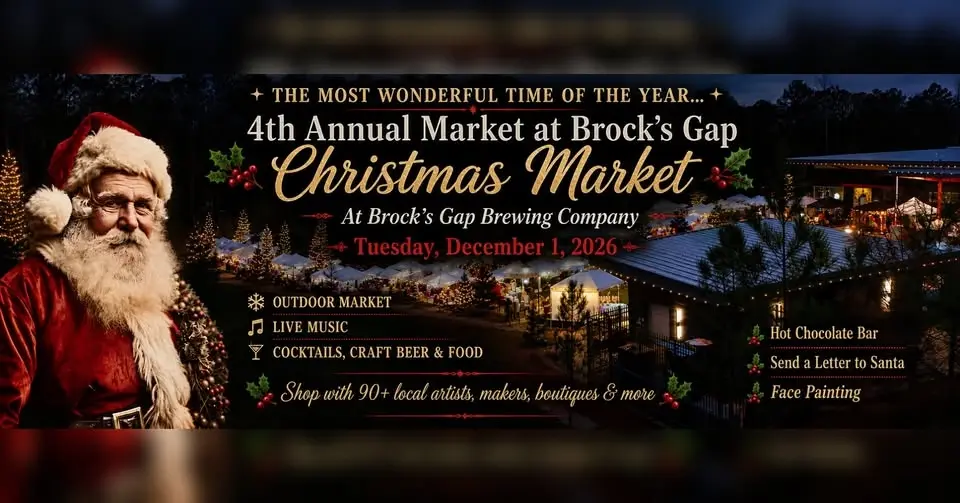 4th Annual Market at Brock's Gap Christmas Market