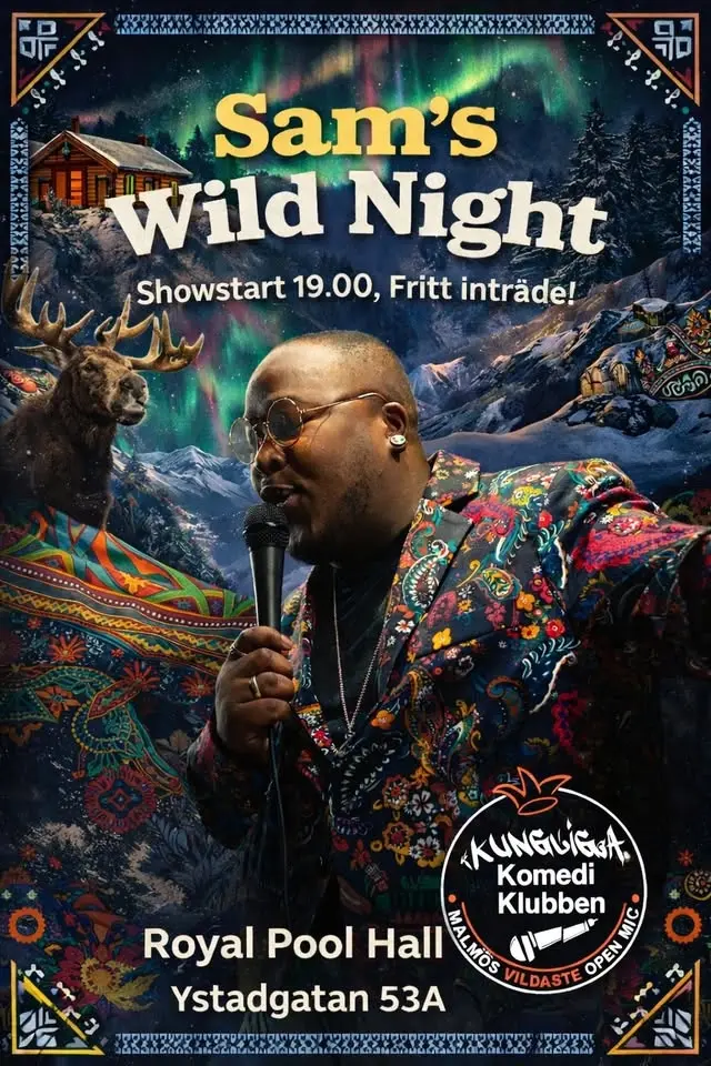 Sam's Wild Night + Roast Battle Finale - Fritt inträde