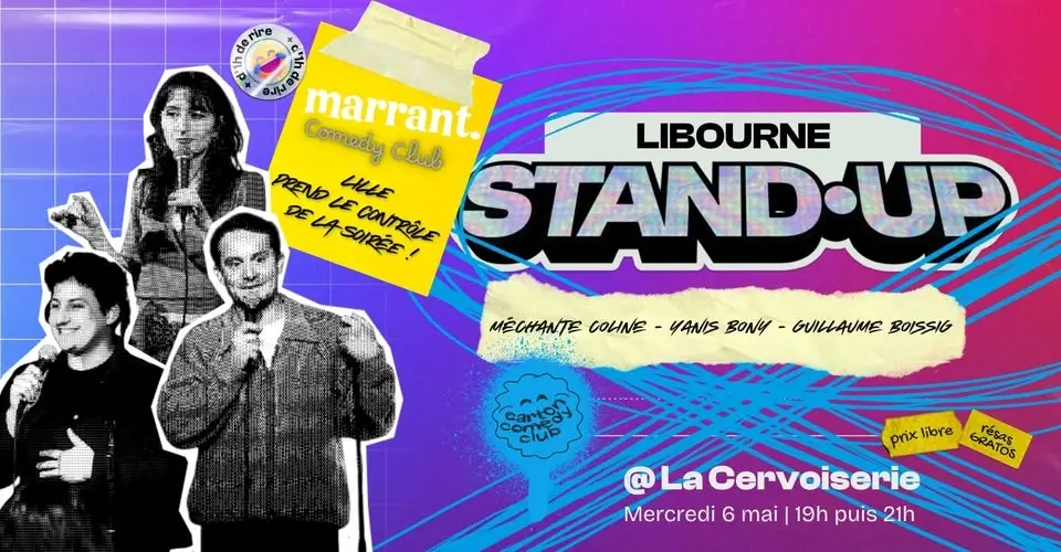 Carton Comedy Club x Marrant Comedy Club @ La Cervoiserie (Libourne - 33)