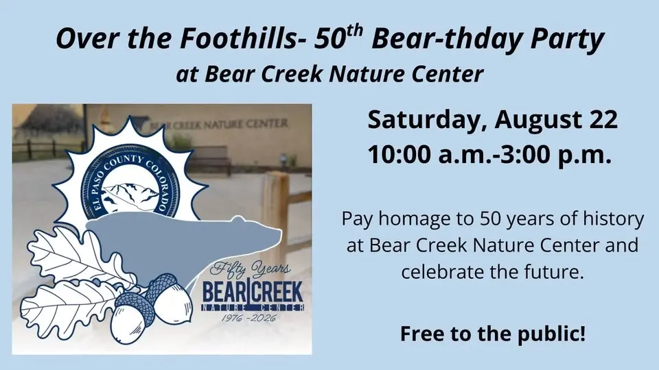Bear-thday Party- Over the Foothills at Bear Creek Nature Center