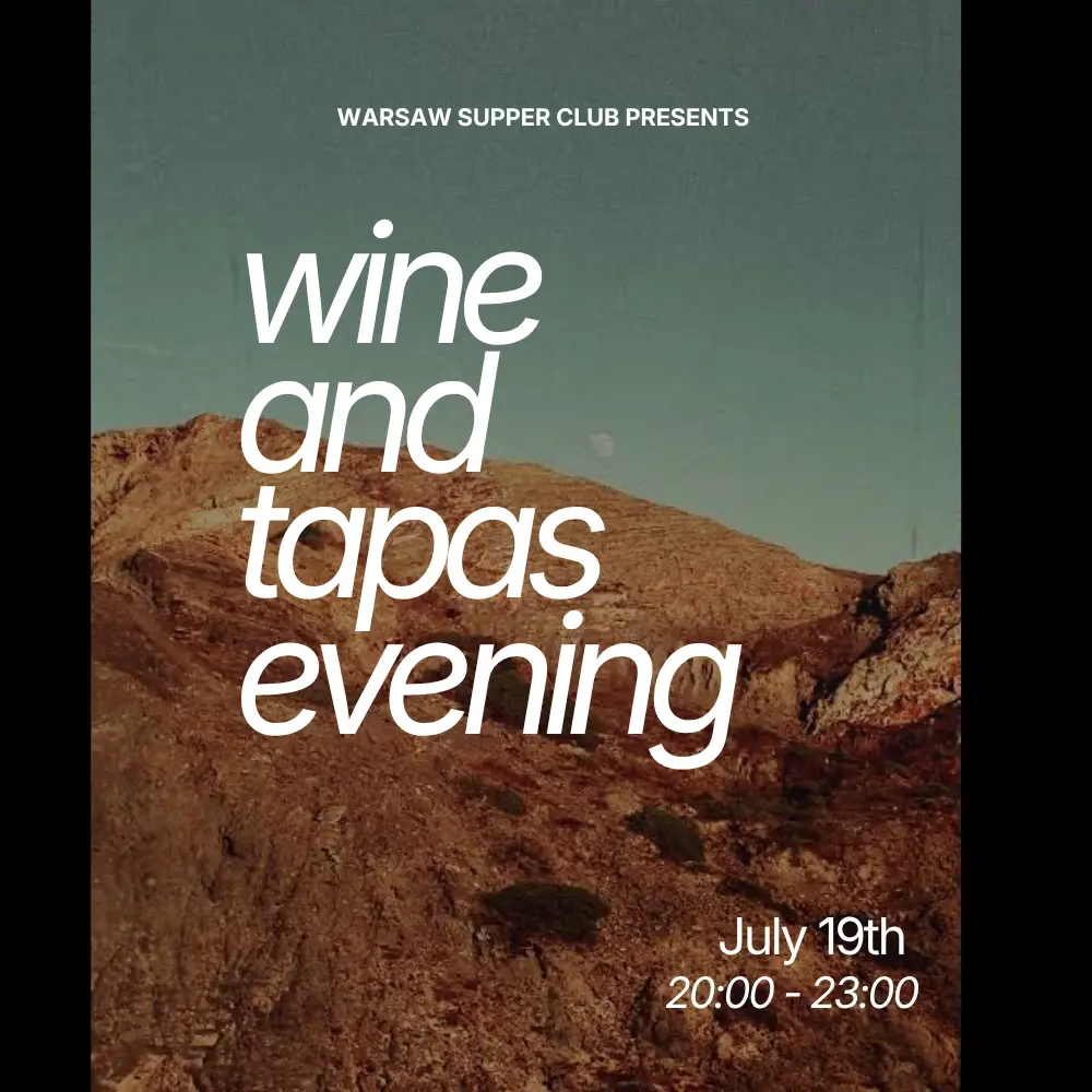Warsaw Supper Club: Wine and Tapas Evening