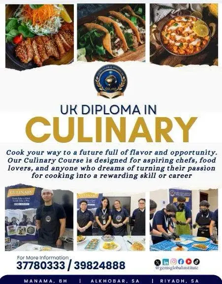 New Class Schedule for UK Diploma in Culinary