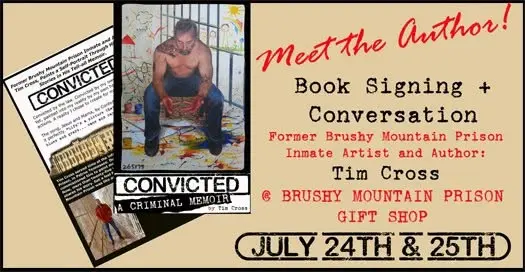 Book Signing with Tim Cross: Artist, Author, and Former Brushy Inmate