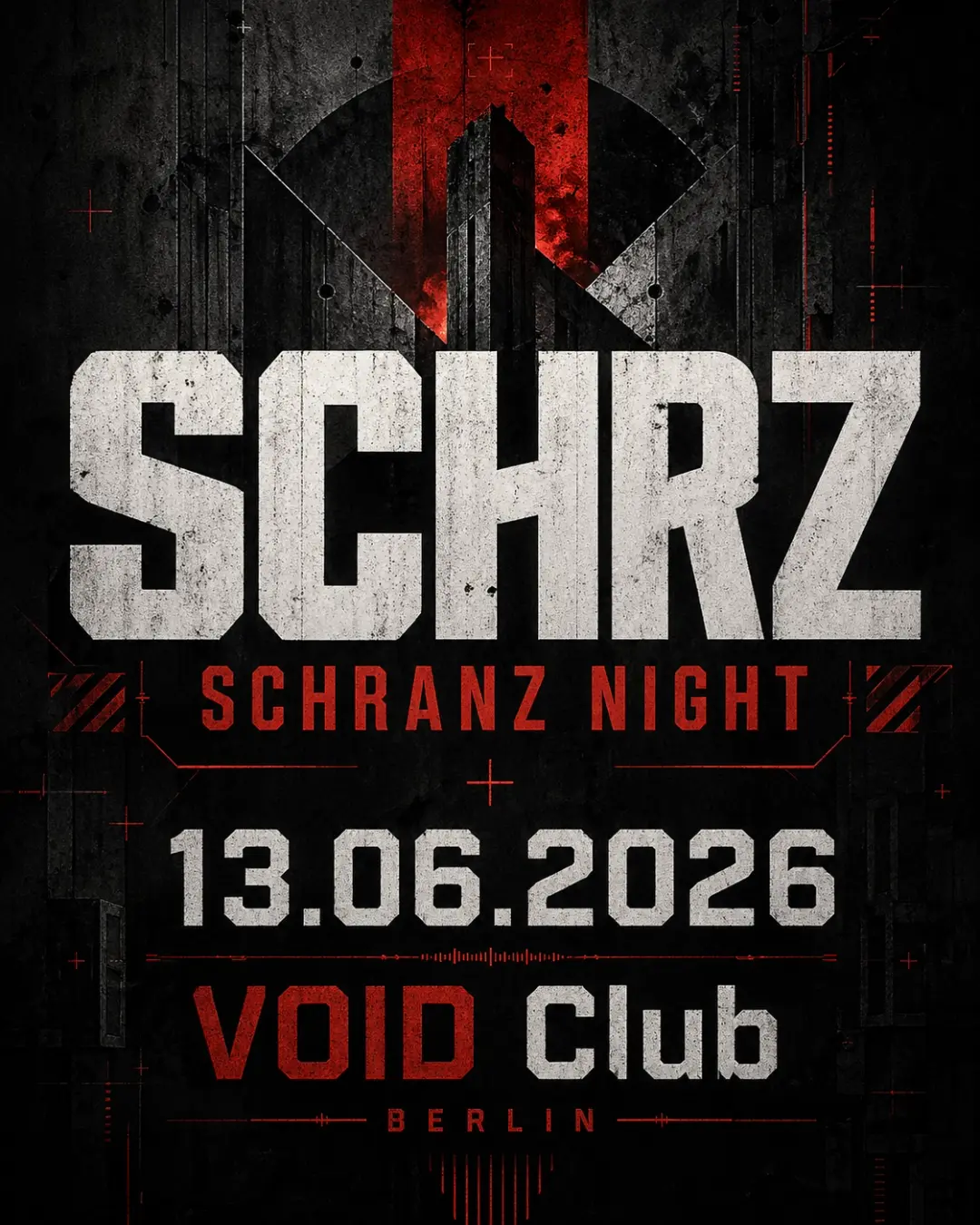 SCHRZ - Schranz Night with Sumatra (CAN), Marco Stenzel, GLASSBASS, Gianni Noel