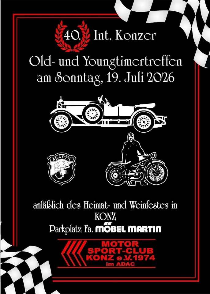 40. Int. Konzer Old- und Youngtimertreffen - JUBILÄUM
