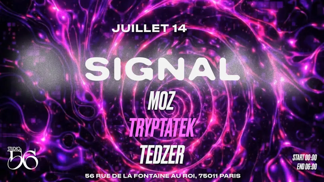 Signal W/ Møz , Tryptatek, Tedzer