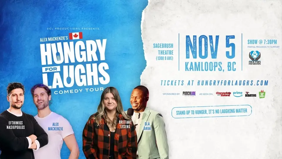 Kamloops, BC- Hungry For Laughs Comedy Tour