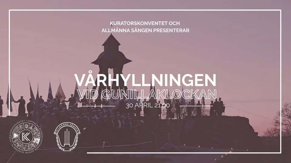 Vårhyllningen vid Gunillaklockan