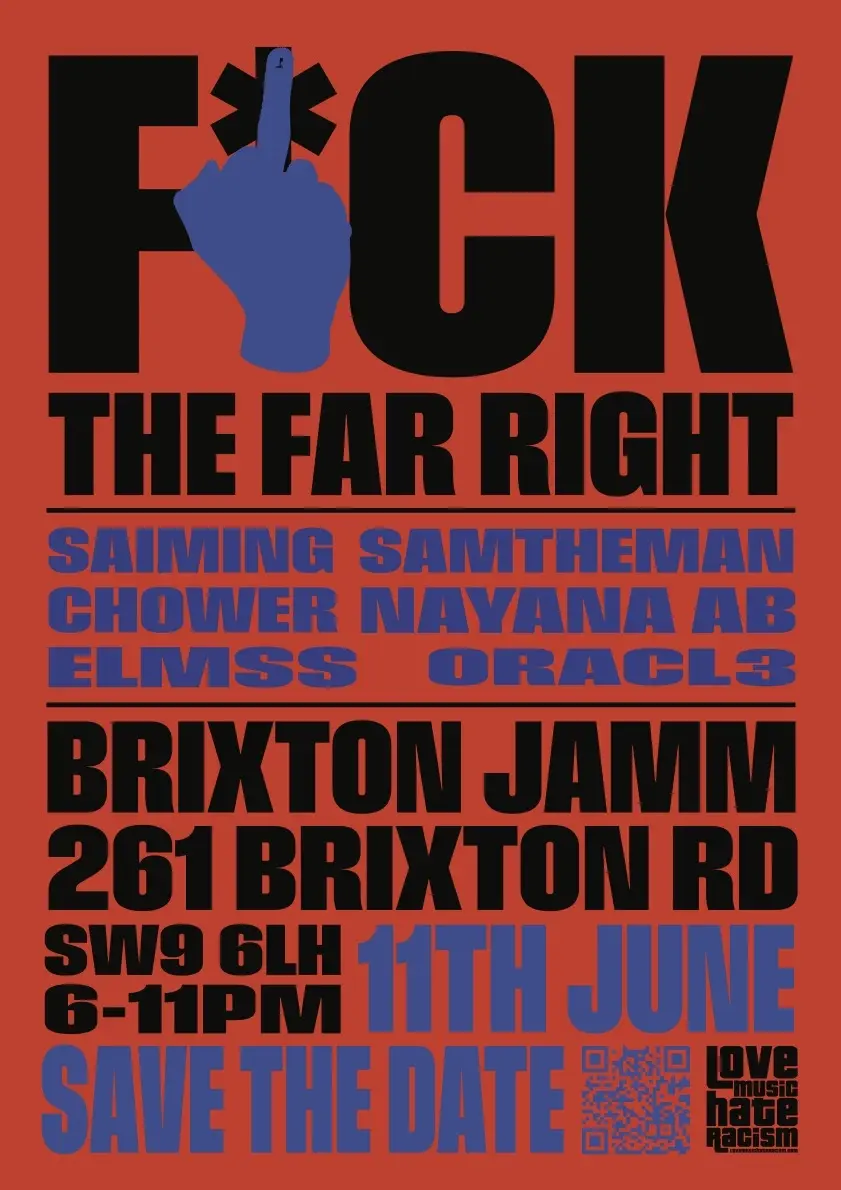 Love Music Hate Racism with Saiming & More