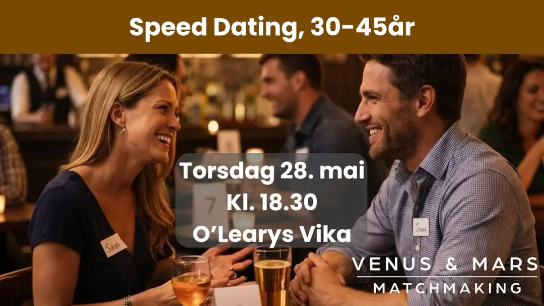 Speed Dating 30-45 år i Oslo