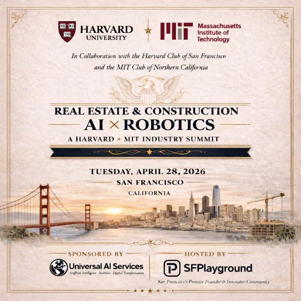 Harvard X MIT Summit: AI in Construction & Real Estate - Open Registration