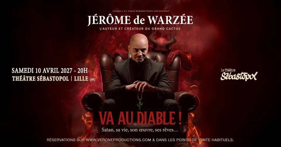 Jérôme de Warzée · Théâtre Sébastopol, Lille · 10/04/27
