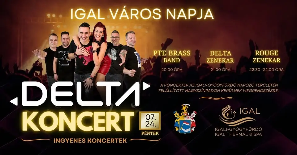 Igal Város napi - Ingyenes koncertek a fürdő területén