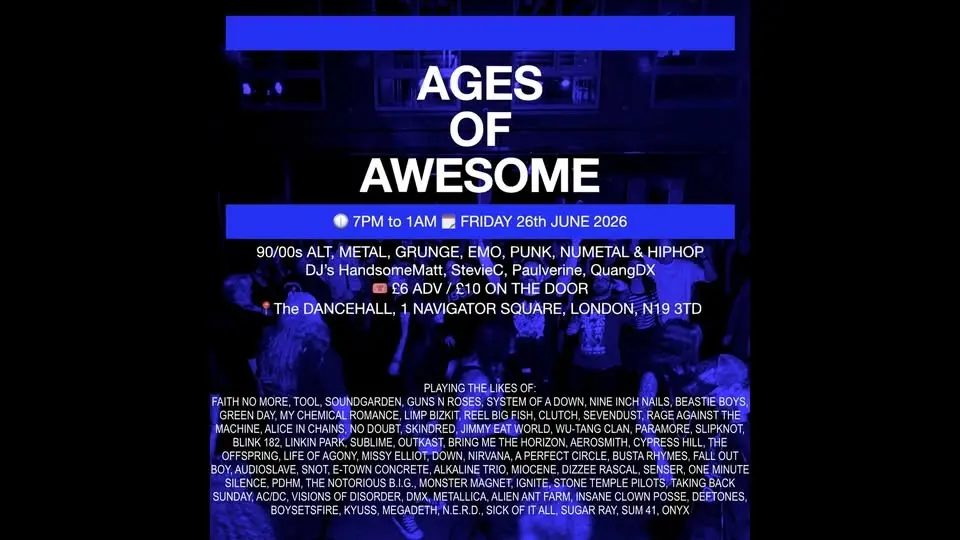 Ages of Awesome⁷  Friday 26th June 2026