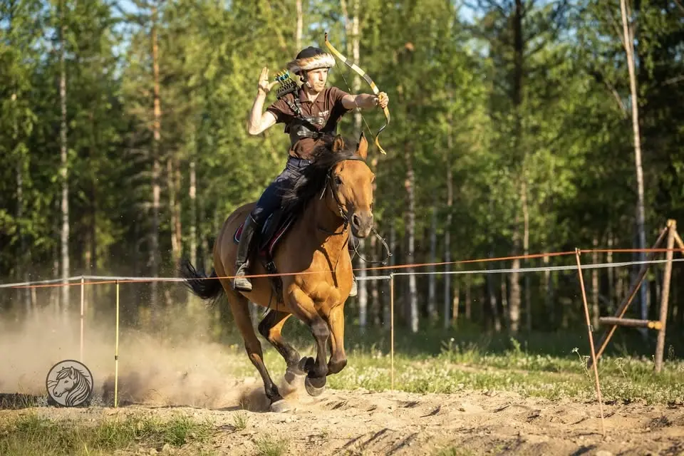 Midnight sun Battle - International horseback archery competition