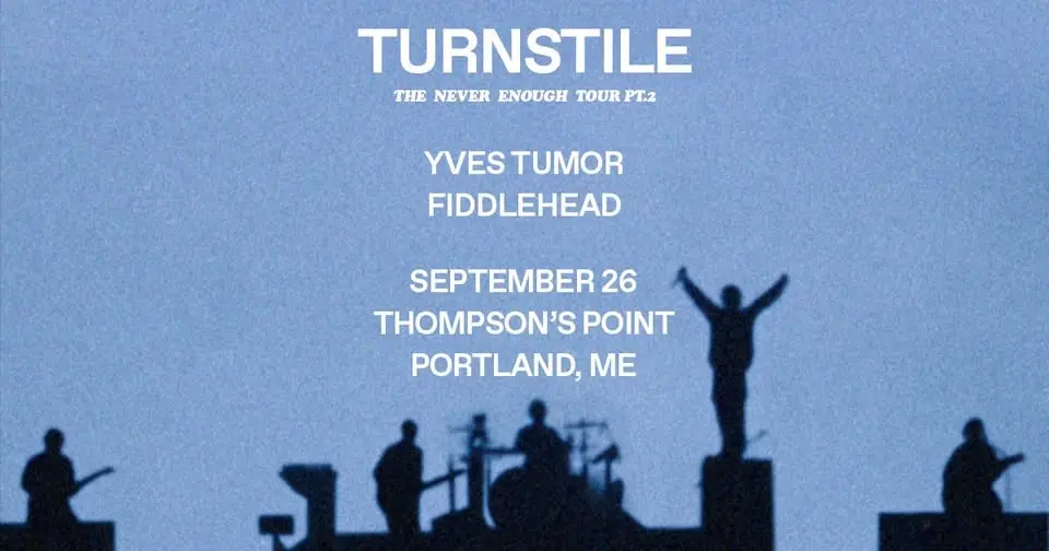 TURNSTILE - THE NEVER ENOUGH TOUR PT. 2 at Thompson's Point w/ Yves Tumor & Fiddlehead