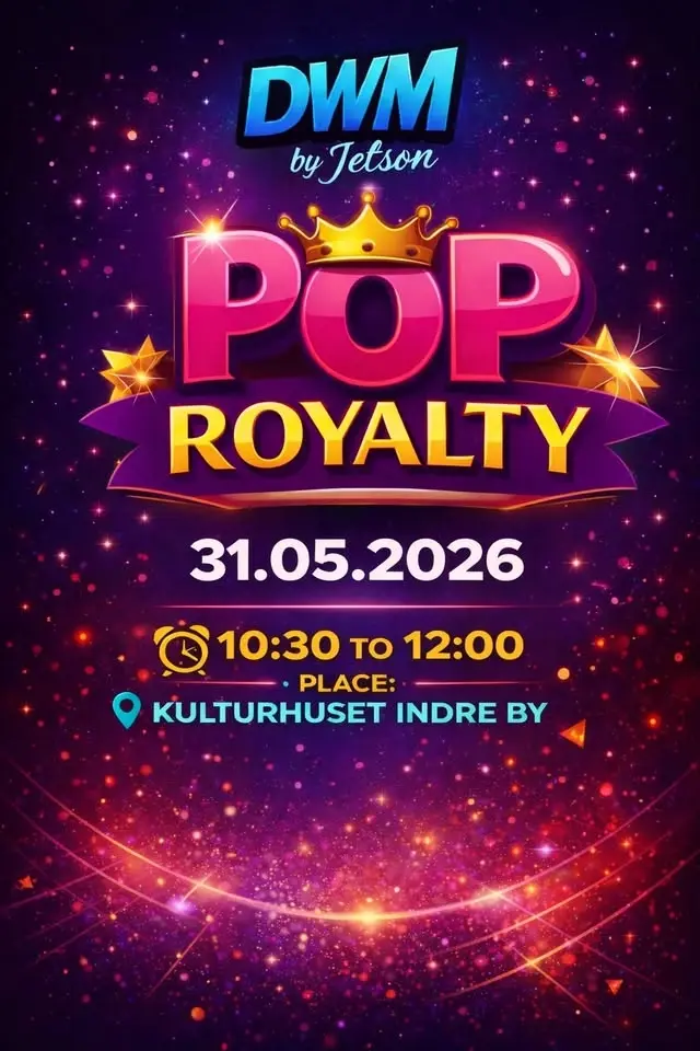 DWM – POP ROYALTY with Special Guest Ronnie Handskemager
