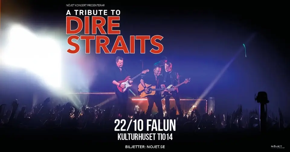A Tribute to Dire Straits I Falun, Kulturhuset tio14