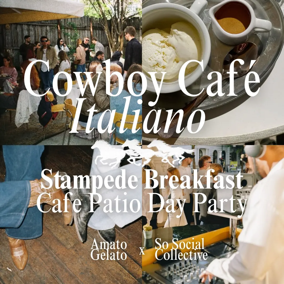 Cowboy Cafe Italiano Stampede Breakfast Patio Party