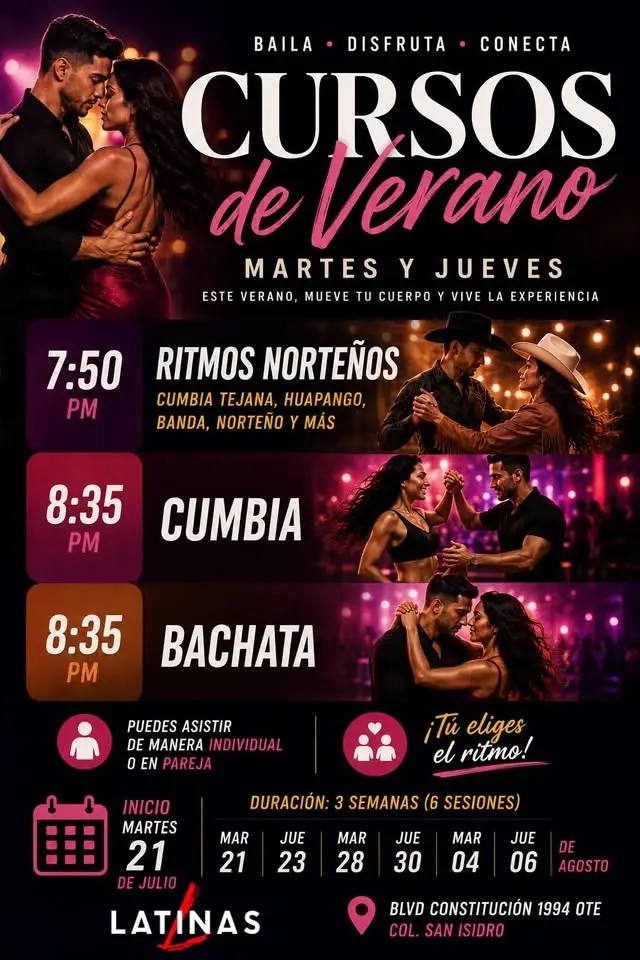 CURSOS DE VERANO ☀️💃🏼🕺🏻