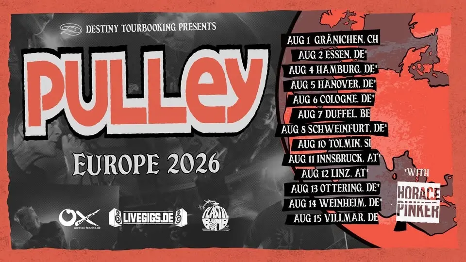 Pulley • The Drowns • Horace Pinker • Café Central Weinheim
