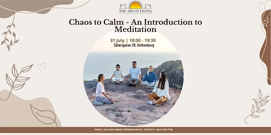 Chaos to Calm: In-Person Workshop in Göteborg