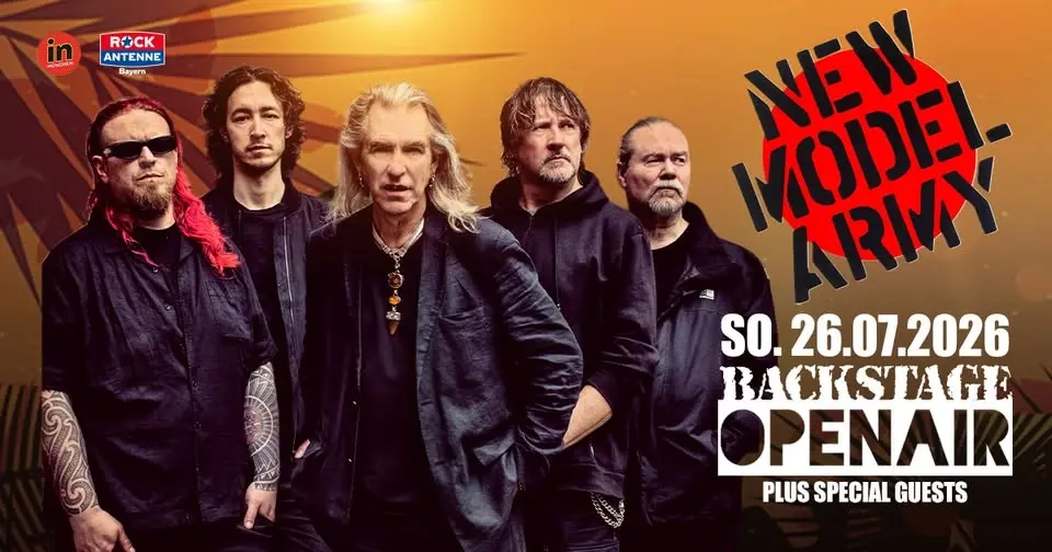 NEW MODEL ARMY | BACKSTAGE OPEN AIR | BACKSTAGE MÜNCHEN 2026