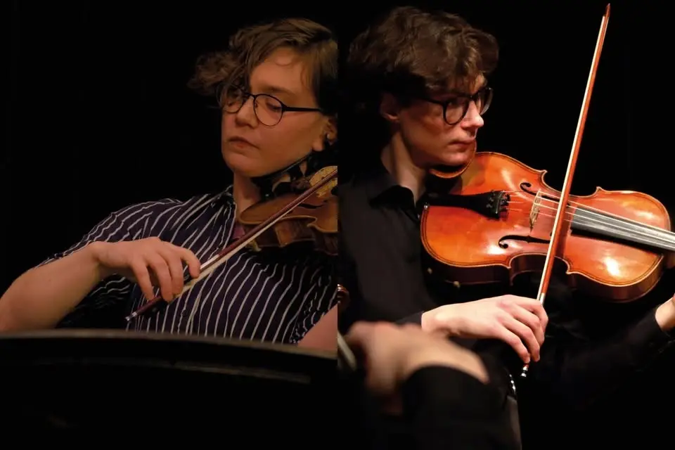 Tisdagskonsert: I brist på cellist – duomusik för violin och viola