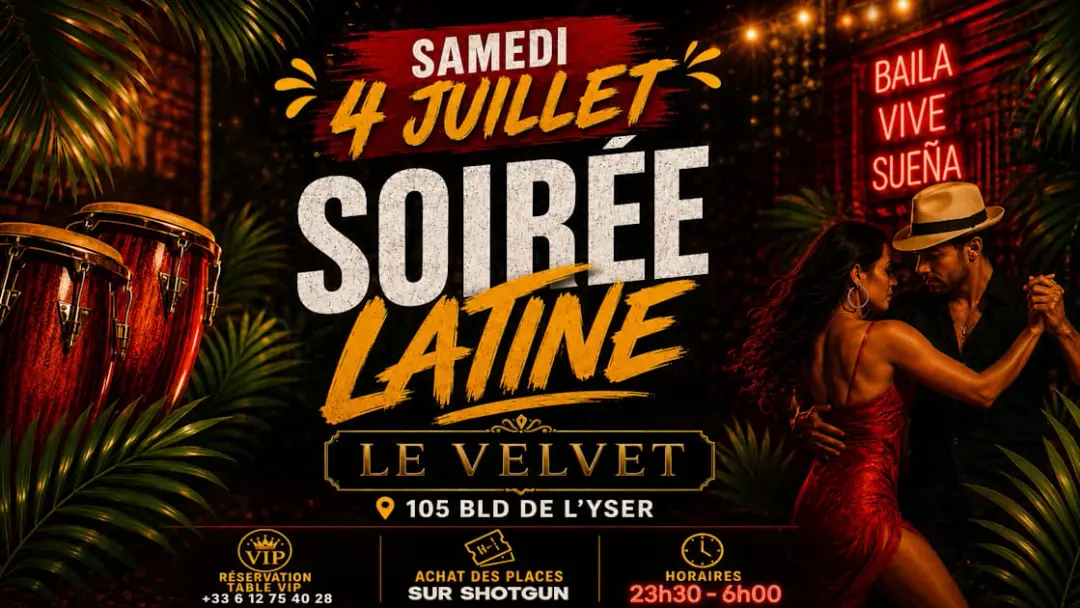 Soirée Latine Au Velvet