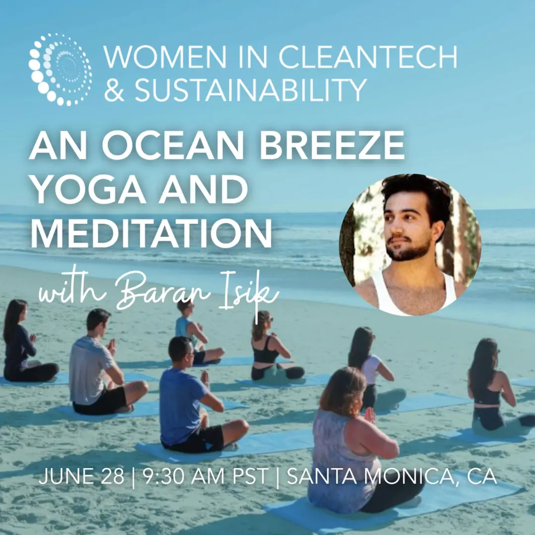 Women in Cleantech: An Ocean Breeze Yoga and Meditation with Baran Isik