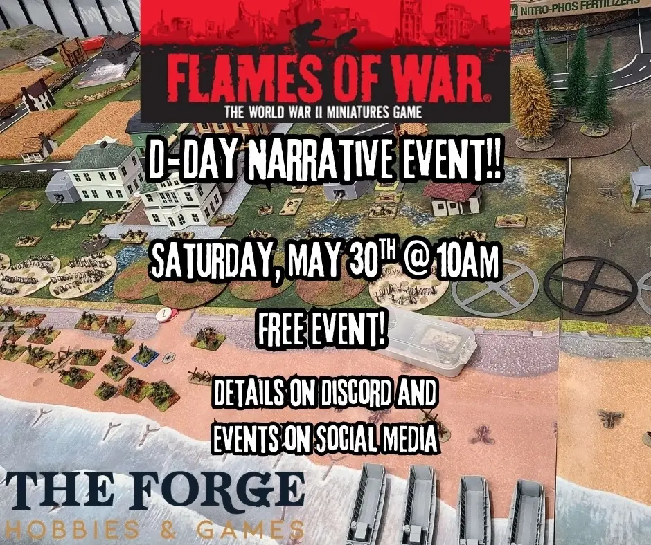 Flames of War D-Day Narrative Campaign Event!