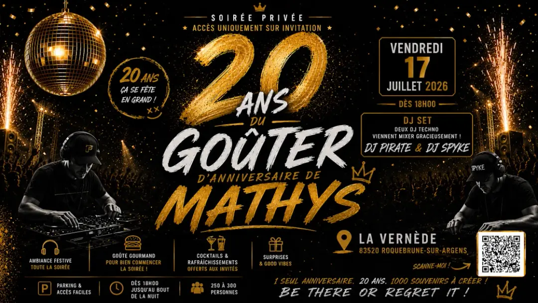 Anniversaire De Mathys