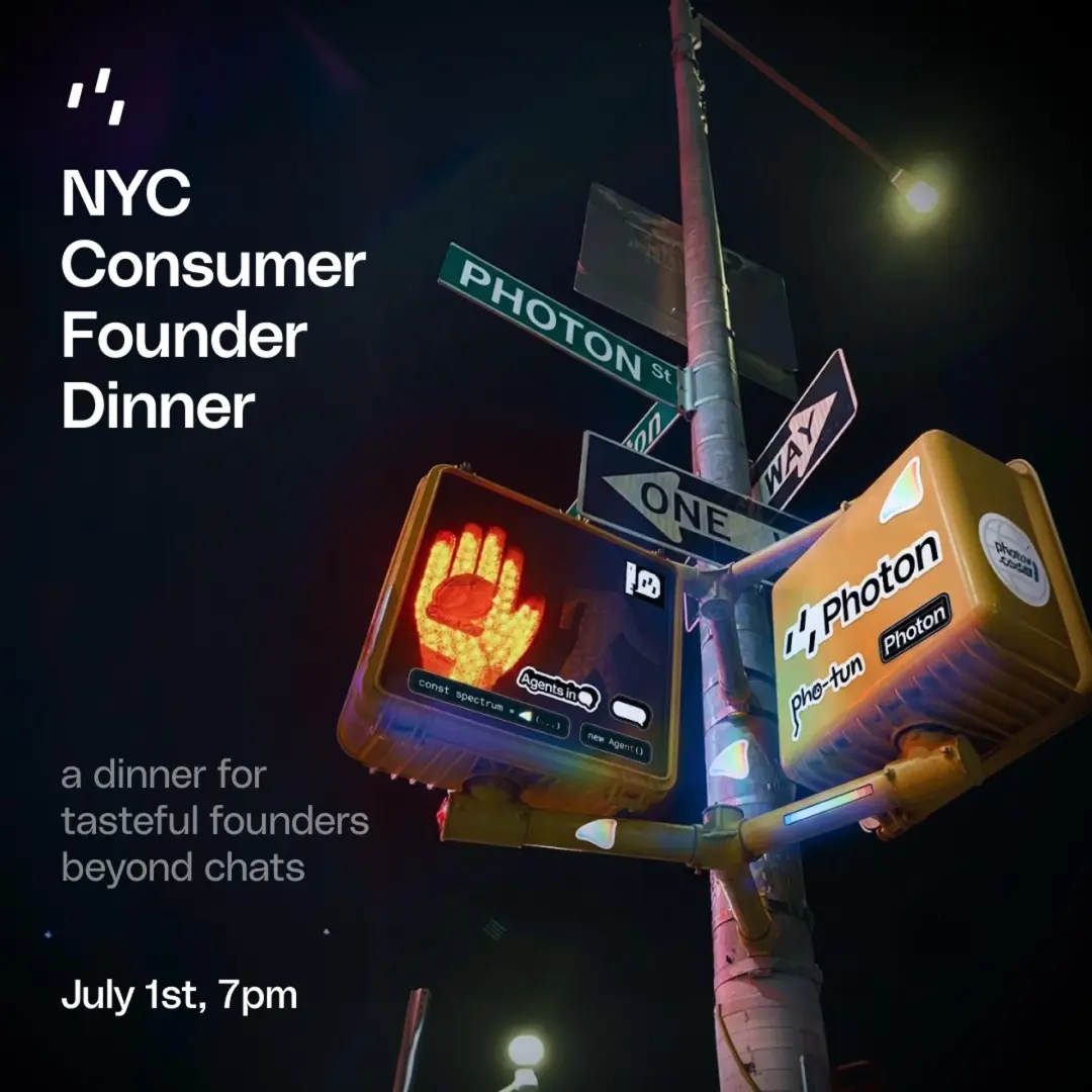 NYC Consumer Founder's Dinner by Photon