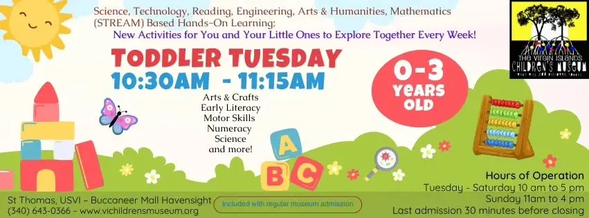 Toddler Tuesday at the Virgin Islands Children's Museum