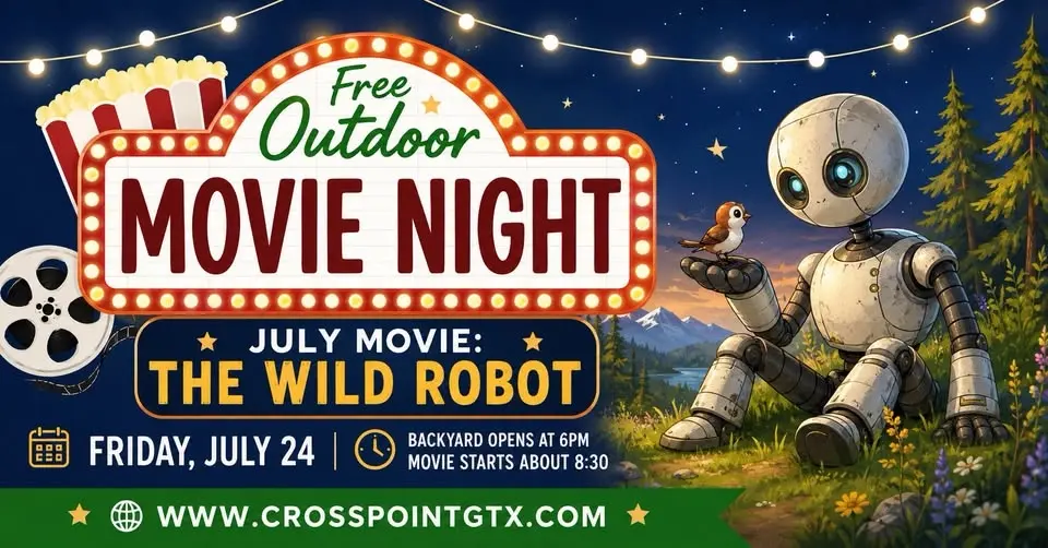 July Outdoor Movie Night - The Wild Robot (FREE)