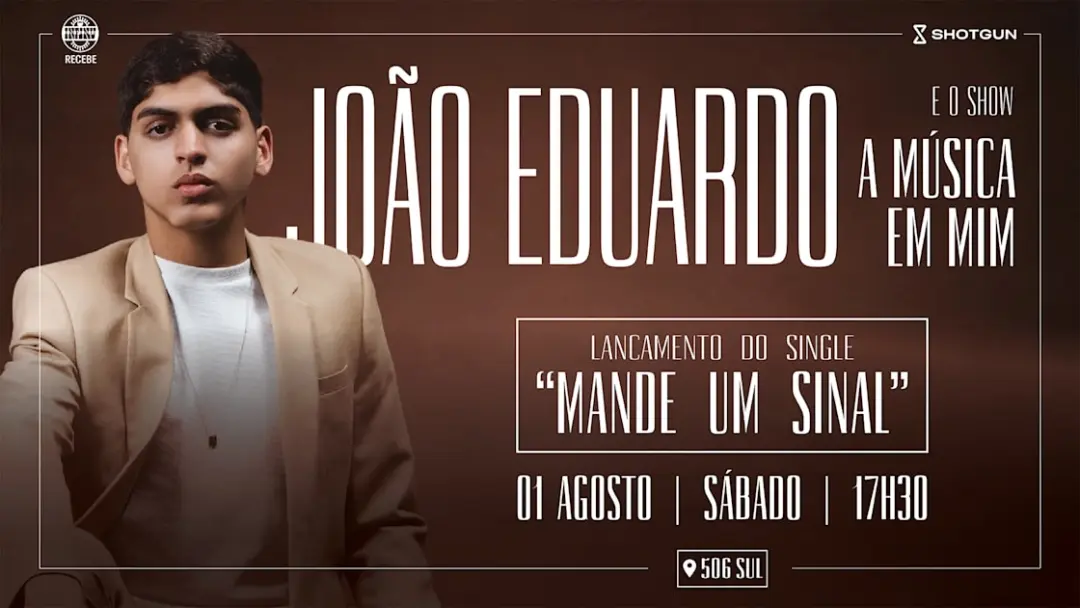 Infinu Recebe João Eduardo E O Show A Música Em Mim