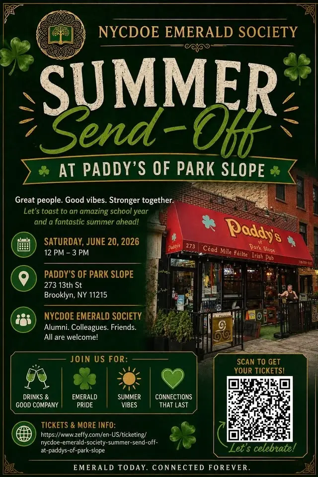 NYCDOE Emerald Society Summer Send-Off at Paddy's of Park Slope