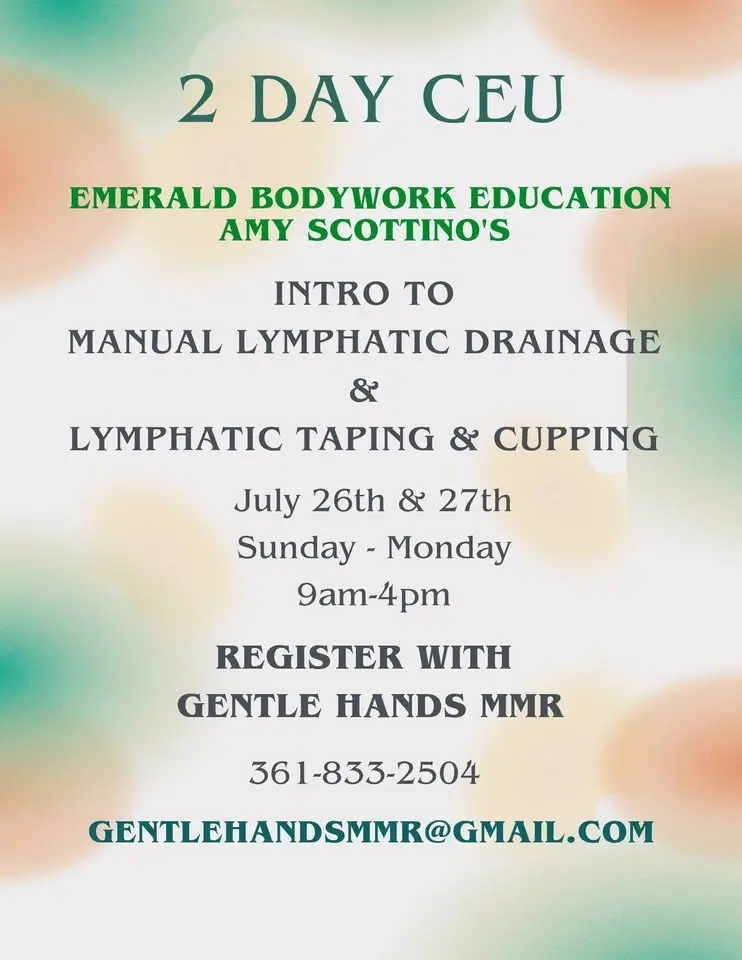 Intro to MLD and Lymphatic Taping & Cupping 